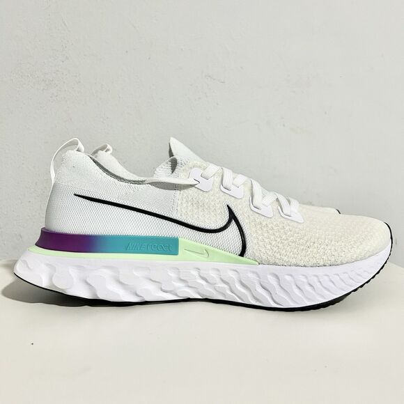 Nike React Infinity Run Flyknit “White Vapor Green” Men’s Size 12 Running Shoes